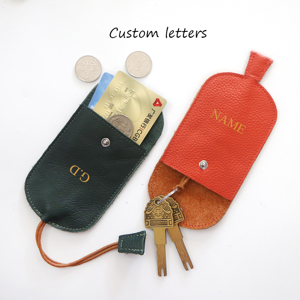 モノグラムのキーホルダー,牛革の財布,パーソナライズされた文 - Monogram Keychain Leather のレビューと価格