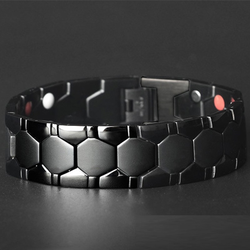 メンズジュエリー抗疲労治癒ヘマタイトビーズストレッチ磁気ブレ - Coordinates Bracelet のレビューと価格