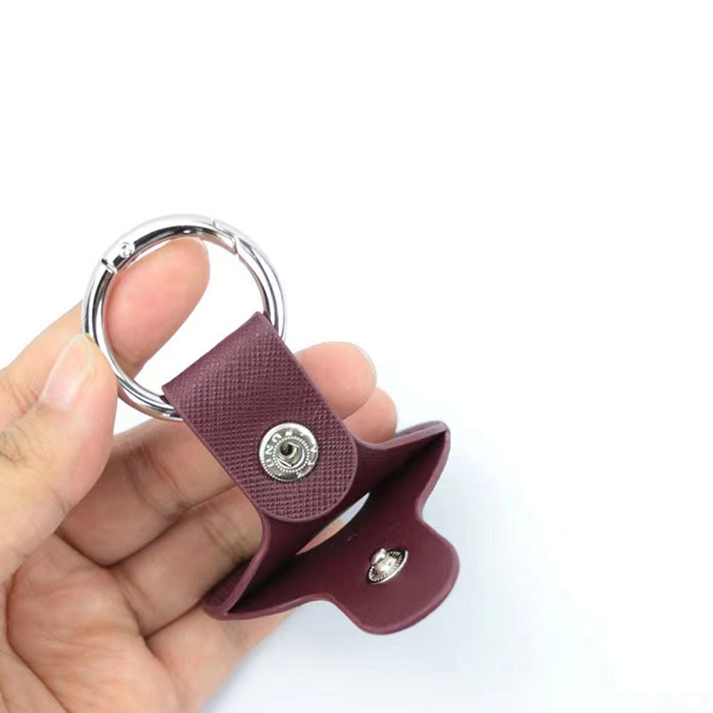 カスタムゴールド頭文字エアタグケース革キーホルダー保護エアタ - Monogram Keychain Leather のレビューと価格