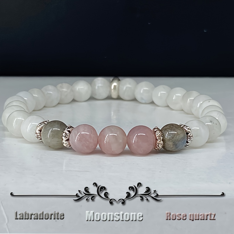 1 個/ムーンストーン、ラブラドライト、ローズクォーツ ブレ - Coordinates Bracelet のレビューと価格